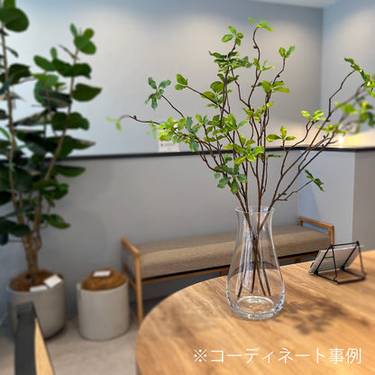 【花瓶】ガラス花瓶   しずく型   高さ25cm